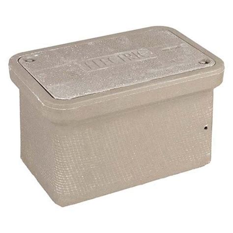 quartzite electrical boxes|12x12 quazite box with cover.